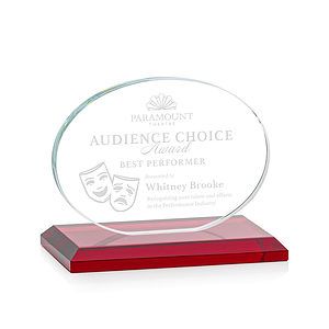 Austin Award (Horiz) - Red