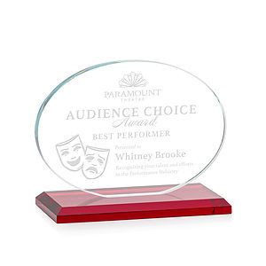 Austin Award (Horiz) - Red