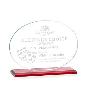 Austin Award (Horiz) - Red