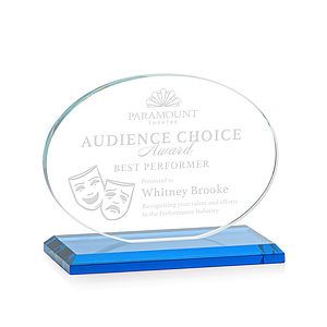 Austin Award (Horiz) - Sky Blue