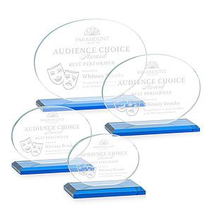 Austin Award (Horiz) - Sky Blue