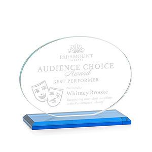 Austin Award (Horiz) - Sky Blue