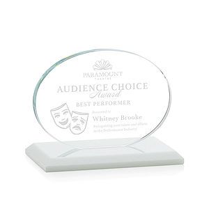 Austin Award (Horiz) - White