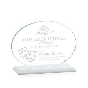 Austin Award (Horiz) - White