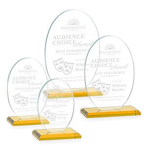 Austin Award (Vert) - Amber