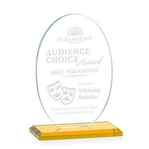 Austin Award (Vert) - Amber