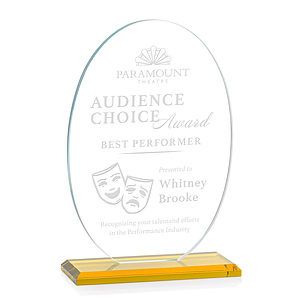 Austin Award (Vert) - Amber