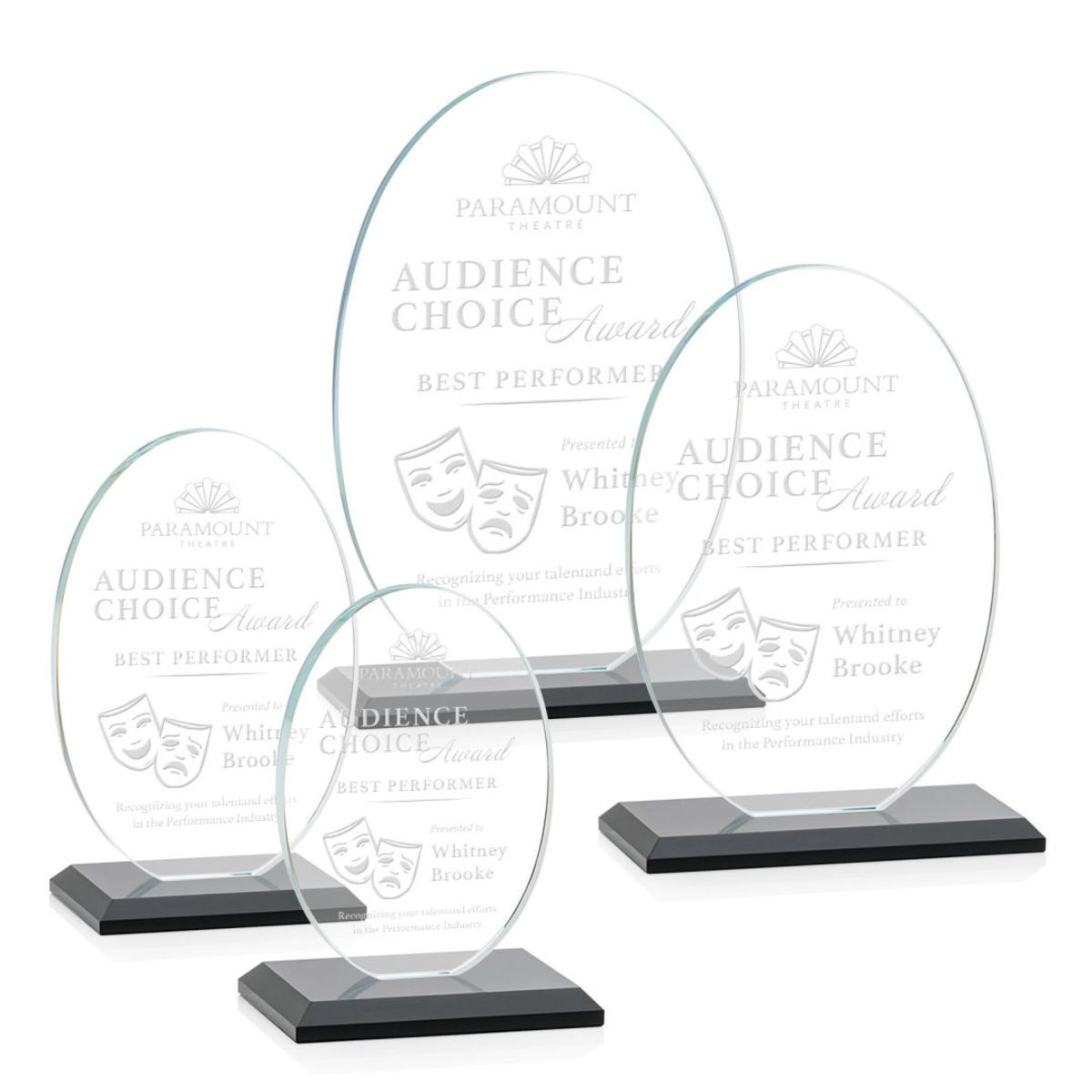 Austin Award (Vert) - Black