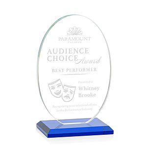 Austin Award (Vert) - Blue