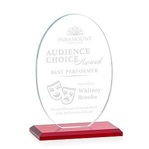 Austin Award (Vert) - Red