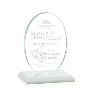 Austin Award (Vert) - White