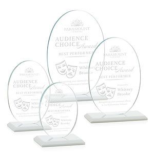Austin Award (Vert) - White