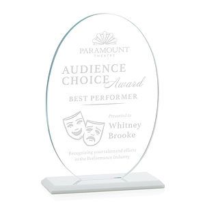 Austin Award (Vert) - White