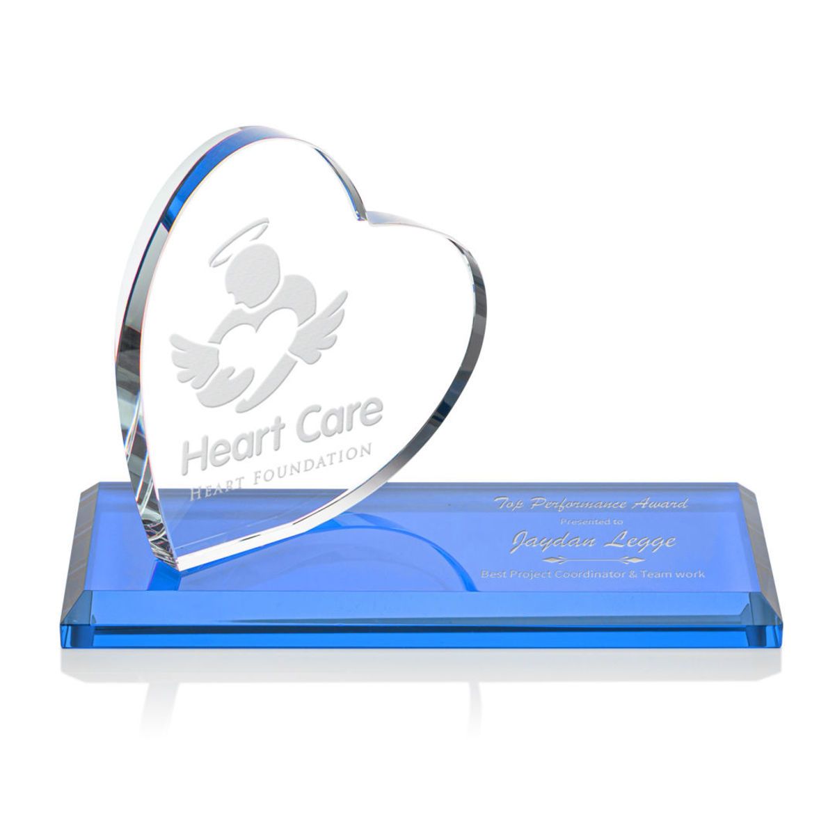 Northam Heart Award - Deep Etch
