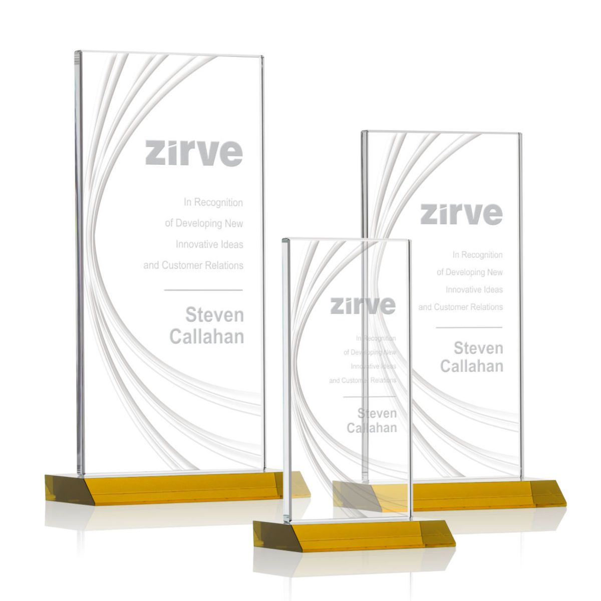 Hawkins Liquid Crystal™ Award - Amber 