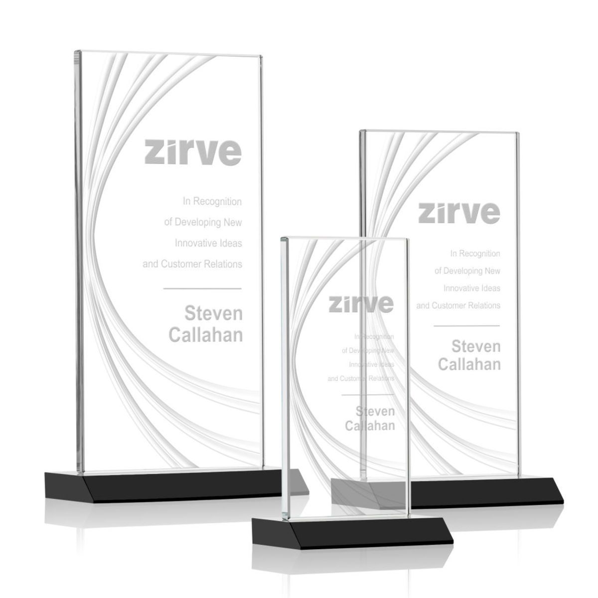 Hawkins Liquid Crystal™ Award - Black