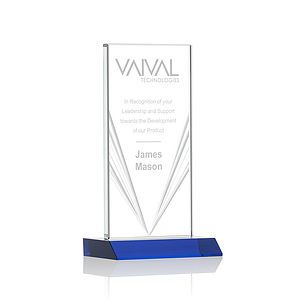 Seaford Liquid Crystal™  Award - Blue 