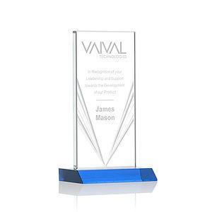 Seaford Liquid Crystal™  Award - Sky Blue 