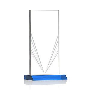 Seaford Liquid Crystal™  Award - Sky Blue 