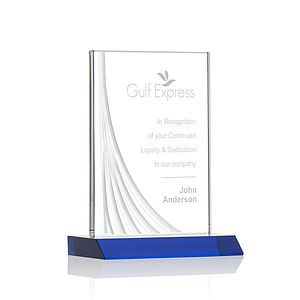 Leighton Liquid Crystal™  Award - Blue 