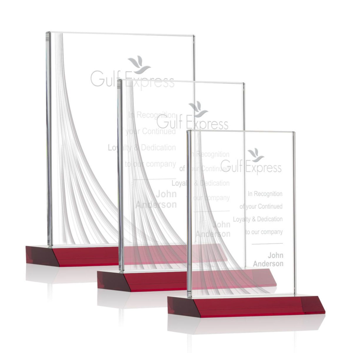 Leighton Liquid Crystal™ Award - Red 