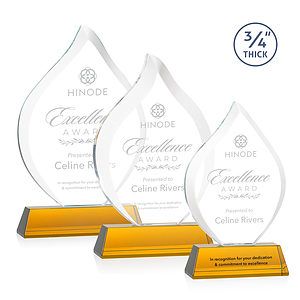 Worthington Award on Newhaven Base - Amber