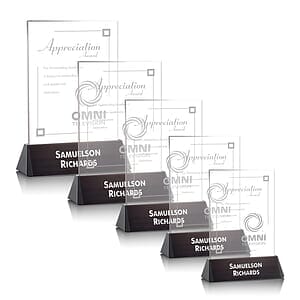 Sierra Rectangle Award - Black