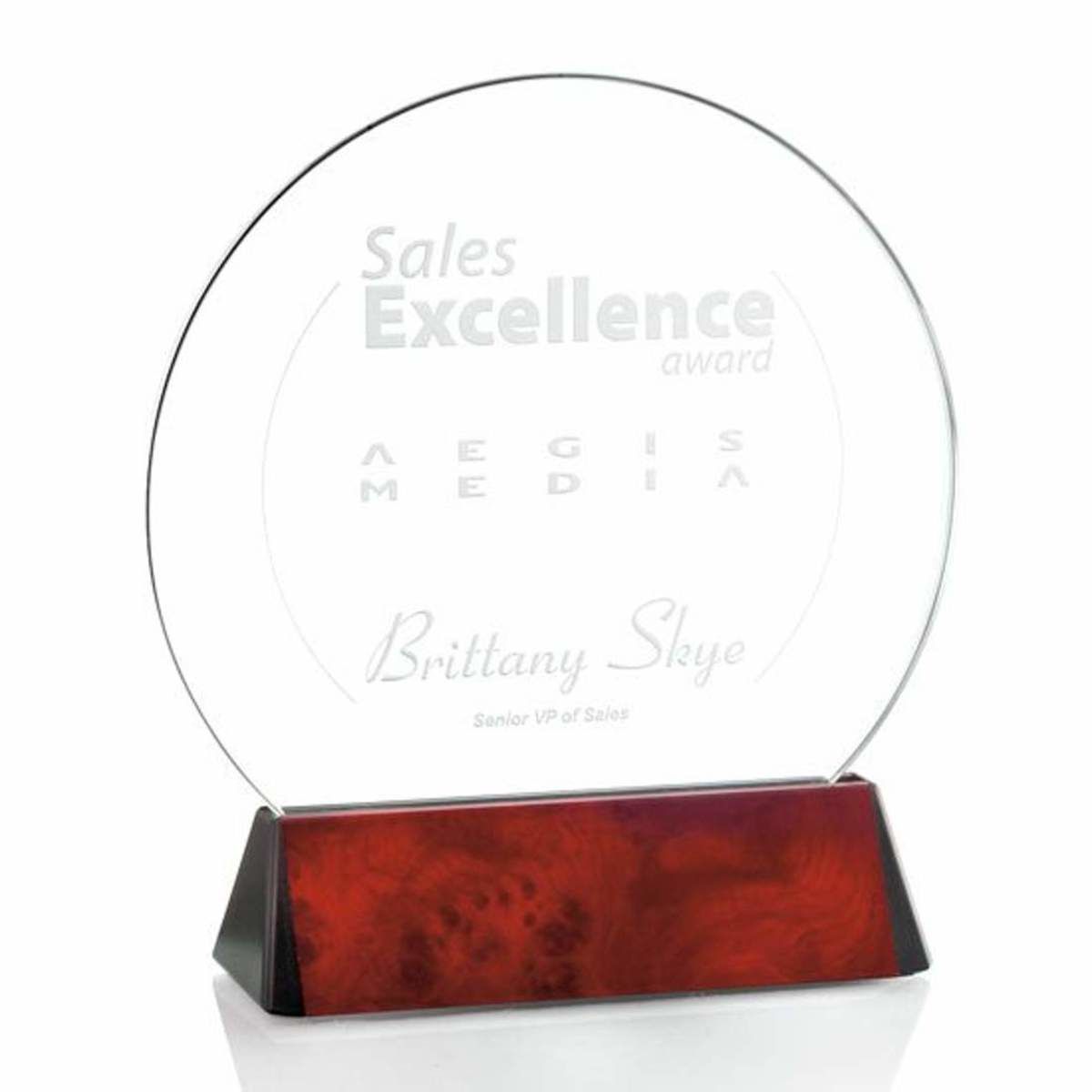 Sierra Circle Award - Burlwood
