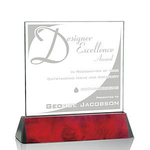 Sierra Square Award - Burlwood