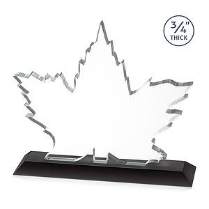 Maple Leaf VividPrint™ Award - Black 