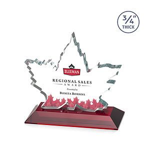 Maple Leaf VividPrint™ Award - Red
