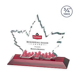 Maple Leaf VividPrint™ Award - Red