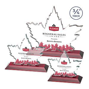 Maple Leaf VividPrint™ Award - Red