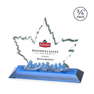 Maple Leaf VividPrint™ Award - Sky Blue