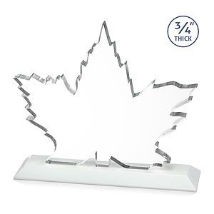 Maple Leaf VividPrint™ Award - White