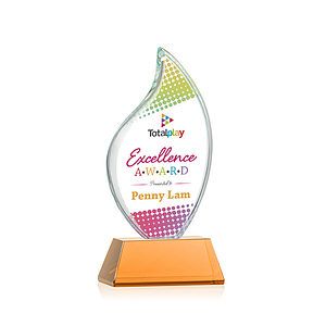 Odessy Flame Vividprint™ Award on Newhaven - Amber
