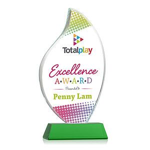 Odessy Flame Vividprint™ Award on Newhaven - Green