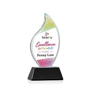 Odessy Flame Vividprint™ Award on Newhaven - Black