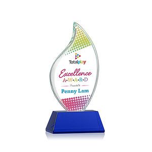 Odessy Flame Vividprint™ Award on Newhaven - Blue