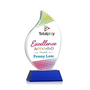 Odessy Flame Vividprint™ Award on Newhaven - Blue