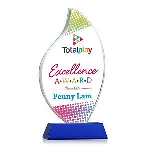 Odessy Flame Vividprint™ Award on Newhaven - Blue
