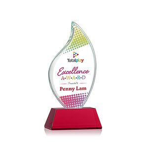 Odessy Flame Vividprint™ Award on Newhaven - Red