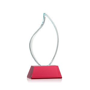 Odessy Flame Vividprint™ Award on Newhaven - Red