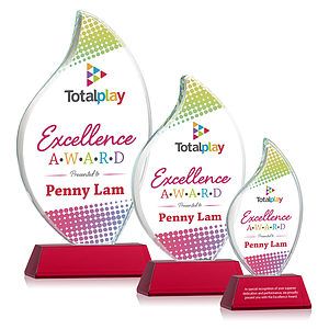 Odessy Flame Vividprint™ Award on Newhaven - Red