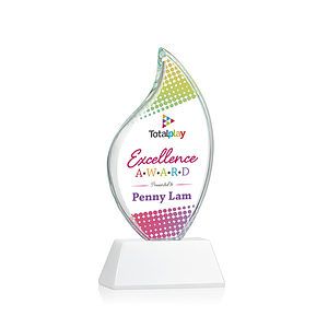 Odessy Flame Vividprint™ Award on Newhaven - White