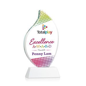 Odessy Flame Vividprint™ Award on Newhaven - White