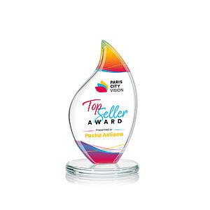 Odessy Flame VividPrint™ Award - Clear
