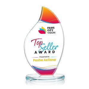 Odessy Flame VividPrint™ Award - Clear
