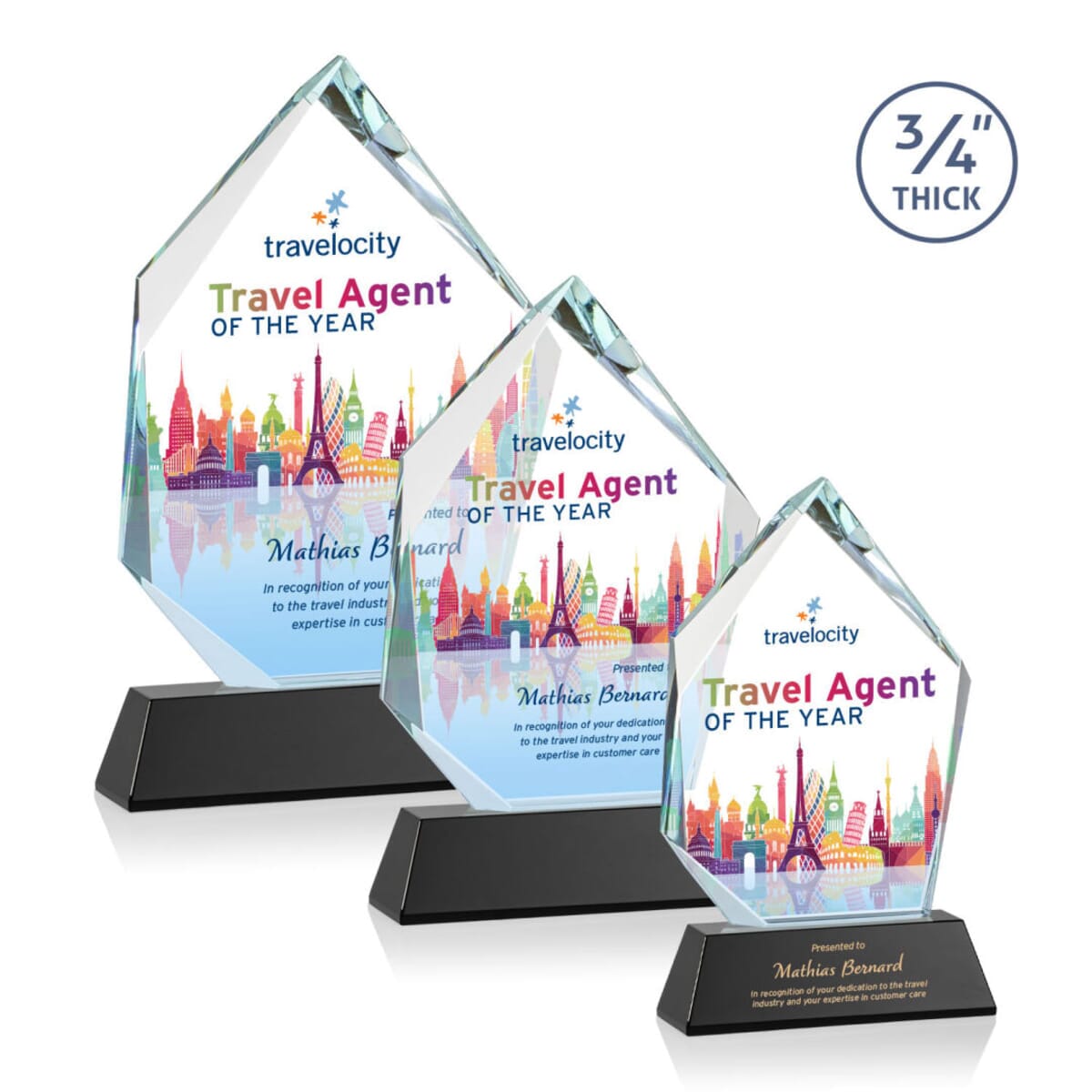 Deerhurst Ice Peak VividPrint™ Award on Newhaven - Black