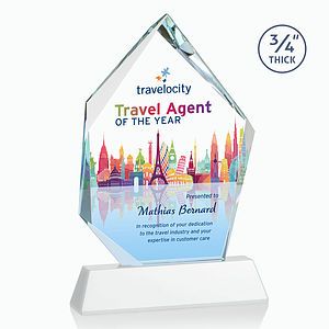 Deerhurst Ice Peak VividPrint™ Award on Newhaven - White
